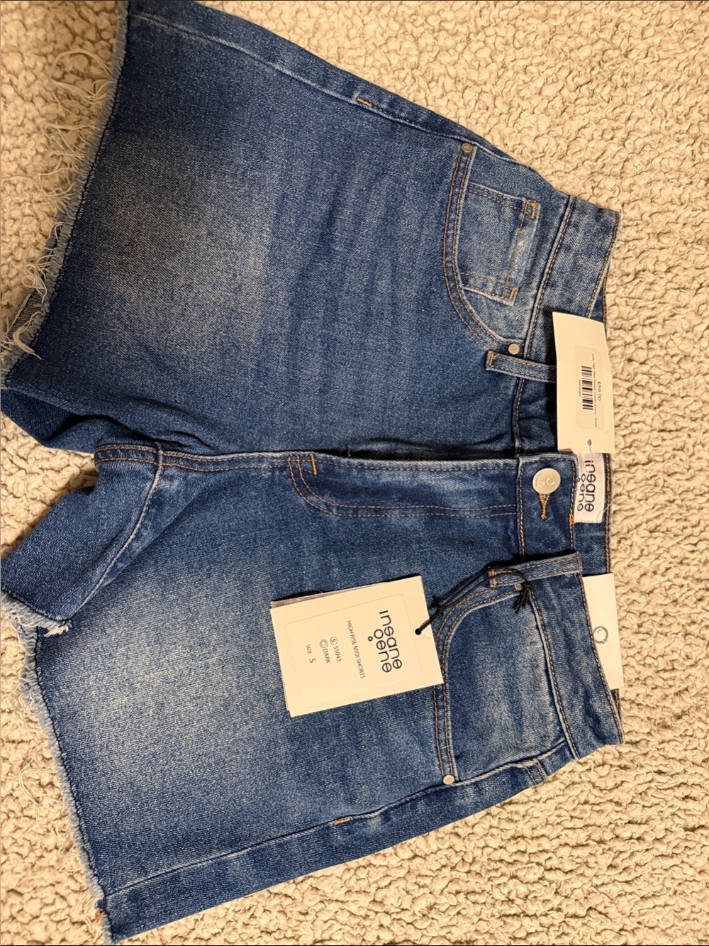 Ingénue Denim High-Rise Blue Women’s Jean Shorts - Classic Blue